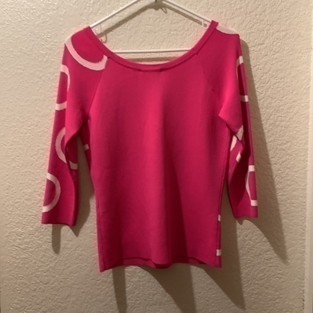 Cyrus sweater pink & white medium brand new with tags - Picture 7 of 8